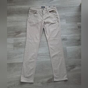 PAIGE Federal Slim Straight Men’s Jeans Beige Khaki Size 32 Premium Denim